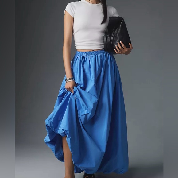 Maeve Bubble-Hem Maxi Skirt XXS (more like a S/M to me!)